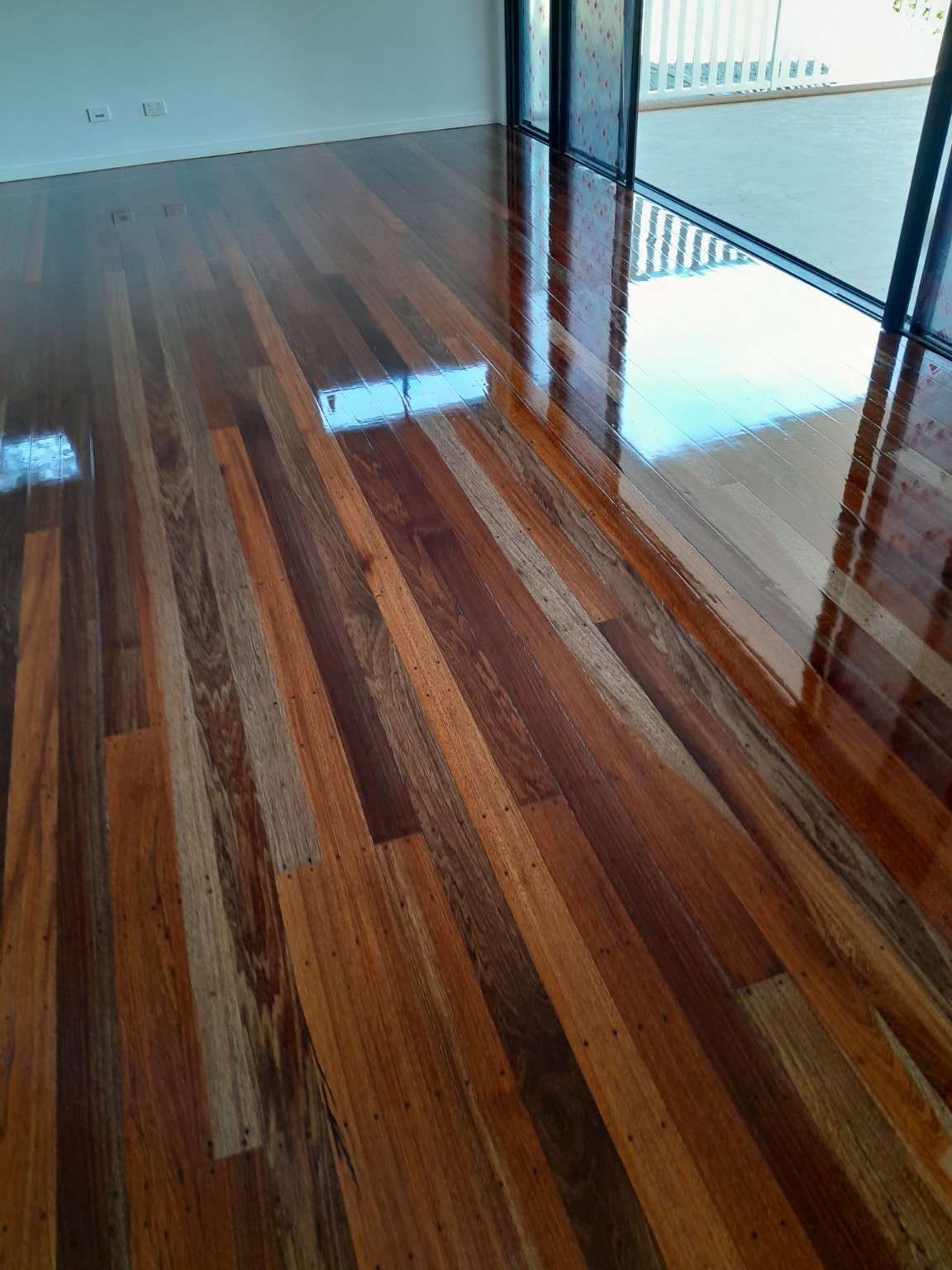 Timber floor sanding project
